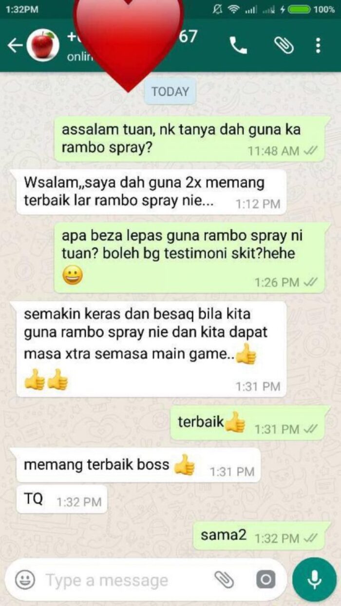 pengguna rambo spray pengguna rambo spray